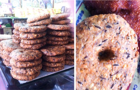 The South Indian Masala Vadai as seen at a Temple Food Stall in Srirangam, Tamil Nadu. Pic Taken in February 2015